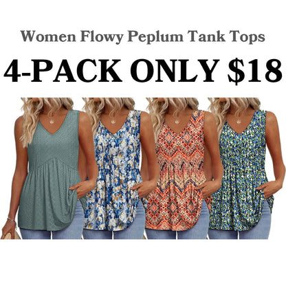 Women's V Neck Tank Tops