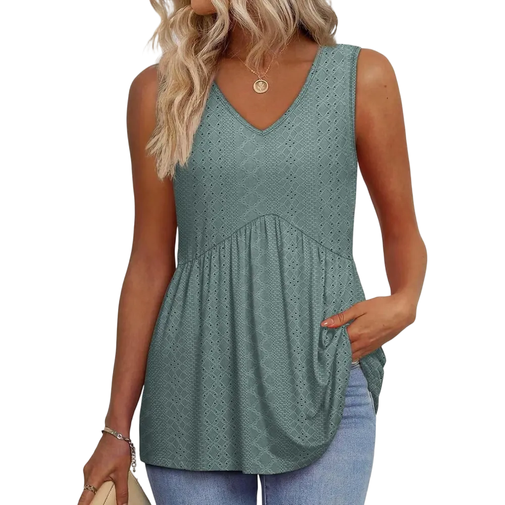 Women's V Neck Tank Tops