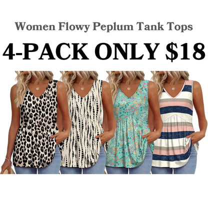 Women's V Neck Tank Tops